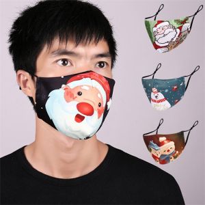Reusable Christmas  Printed Face Mask