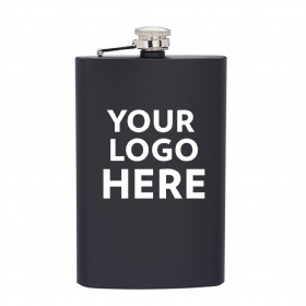 10oz Stainless Steel Spray Painted Customizable Flask