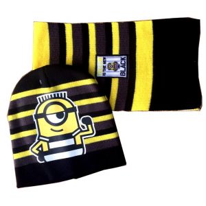 Children Cartoon hat scarf sets