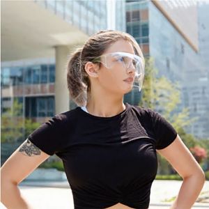 All New Design fashion PPE with Glasses frame shield