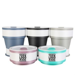 19oz Collapsible Silicone Coffee Cup