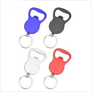 Metal Creative shapes bottle opener Gourd shaped  Key Chains
