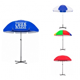 Custom Beach Umbrella w/ Logo