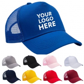 Pure Cotton Breathable Trucker Cap Baseball Hat