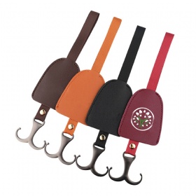 PU Leather Car Seat Dual Hooks