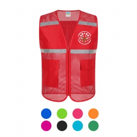 High Visibility Mesh Reflective Safety Vest