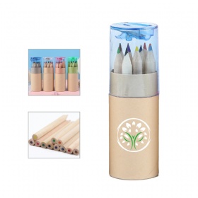 12-Piece Coloring Pencil w/Pencil Sharpener Set
