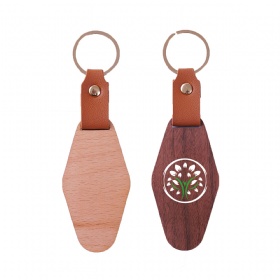 Eco-Friendly Wooden Motel Key Chain