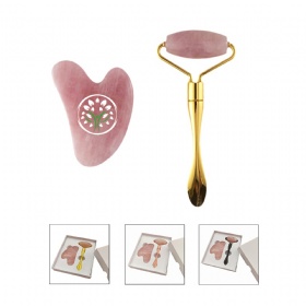 Gua Sha Massagers Set Facial Jade Roller