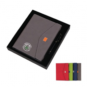 Magnetic Buckle Notebook w/Pen Gift Set