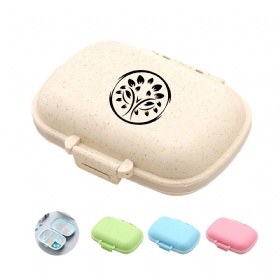 Eco Wheat Straw Pill Box