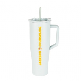 40oz Tumbler w/Handle and Straw Lid