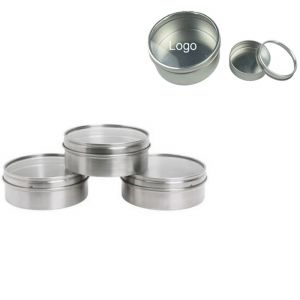 Round Mini Tin Cans With PVC Window
