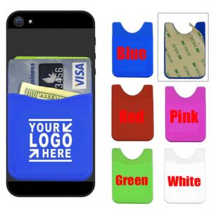 Phone Card Holder/ Silicone Cell Phone Wallet