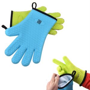 Heat Resistant Silicone Oven Mitt Gloves